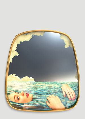 Fornasetti Sea Girl Mirror Multicolour wps0691856