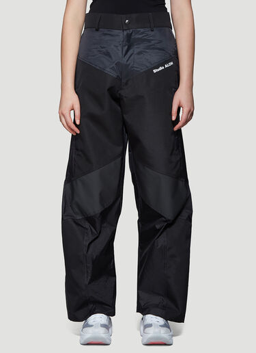 Studio Alch Patchwork Cargo Pants Black alc0338005