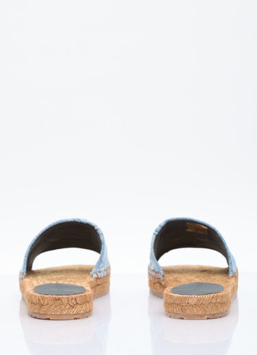 Dolce & Gabbana Denim Logo Slides Blue dol0255024