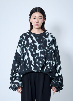 Dries Van Noten Tie-Dye Sweatshirt Black dvn0260030