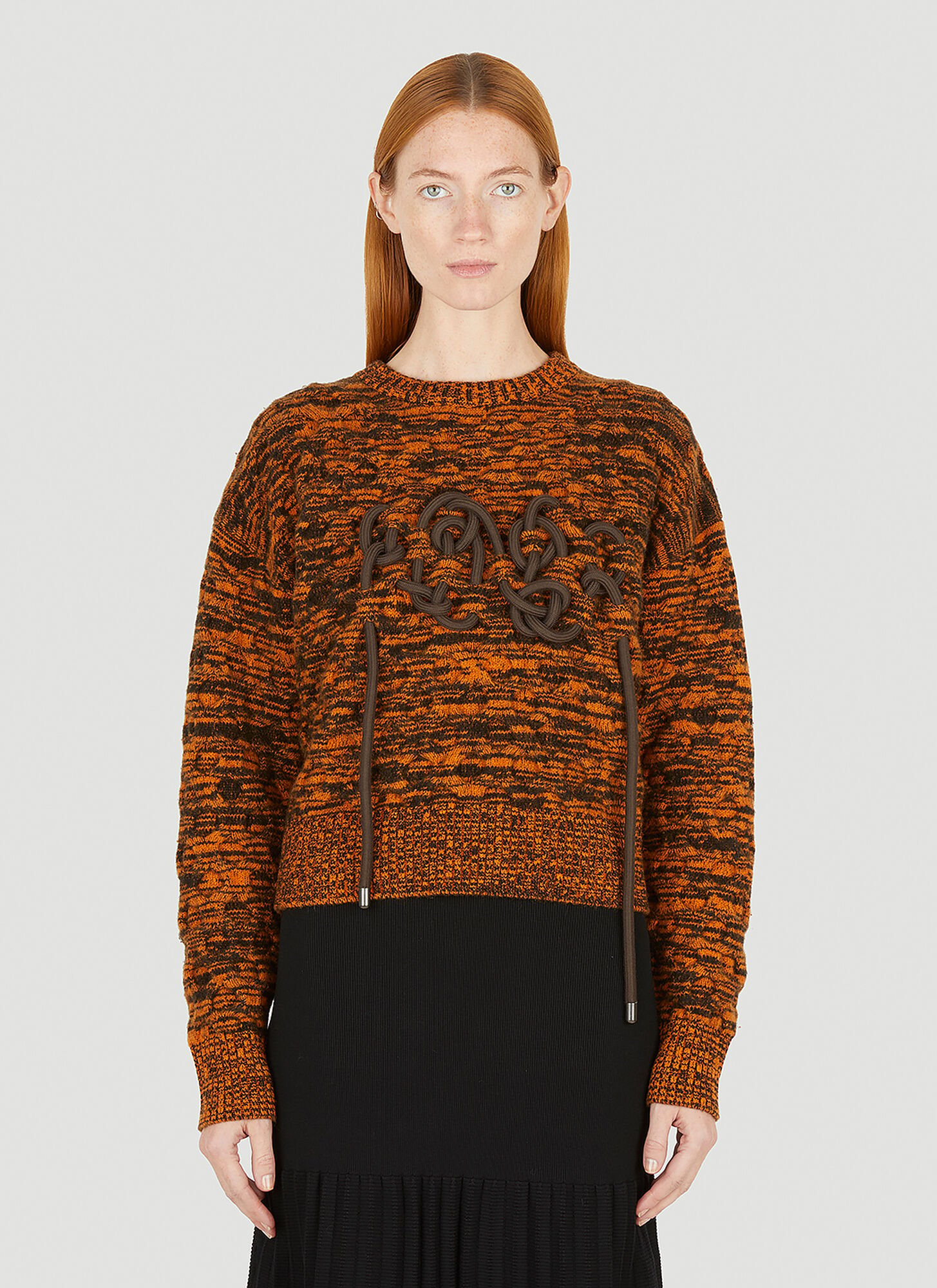 Wynn Hamlyn Hudson Knot Sweater Female Orange