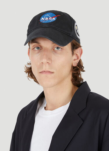 Balenciaga 徽标棒球帽 黑色 bal0345014