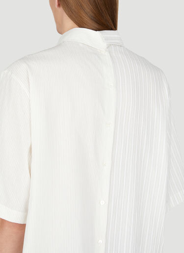 Asymmetric Stripe Shirt Lanvin Asymmetric Stripe Shirt Chalk lnv0153005