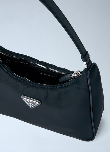 LN-CC® - Prada: Re-Nylon and Saffiano Re-Edition 2005 Mini Bag - Black Prada Re-Nylon and Saffiano Re-Edition 2005 Mini Bag Black pra0263021