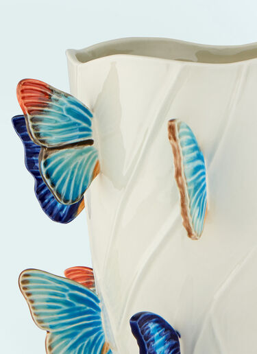 Bordallo Pinheiro Cloudy Butterflies Large Vase Cream wps0691195