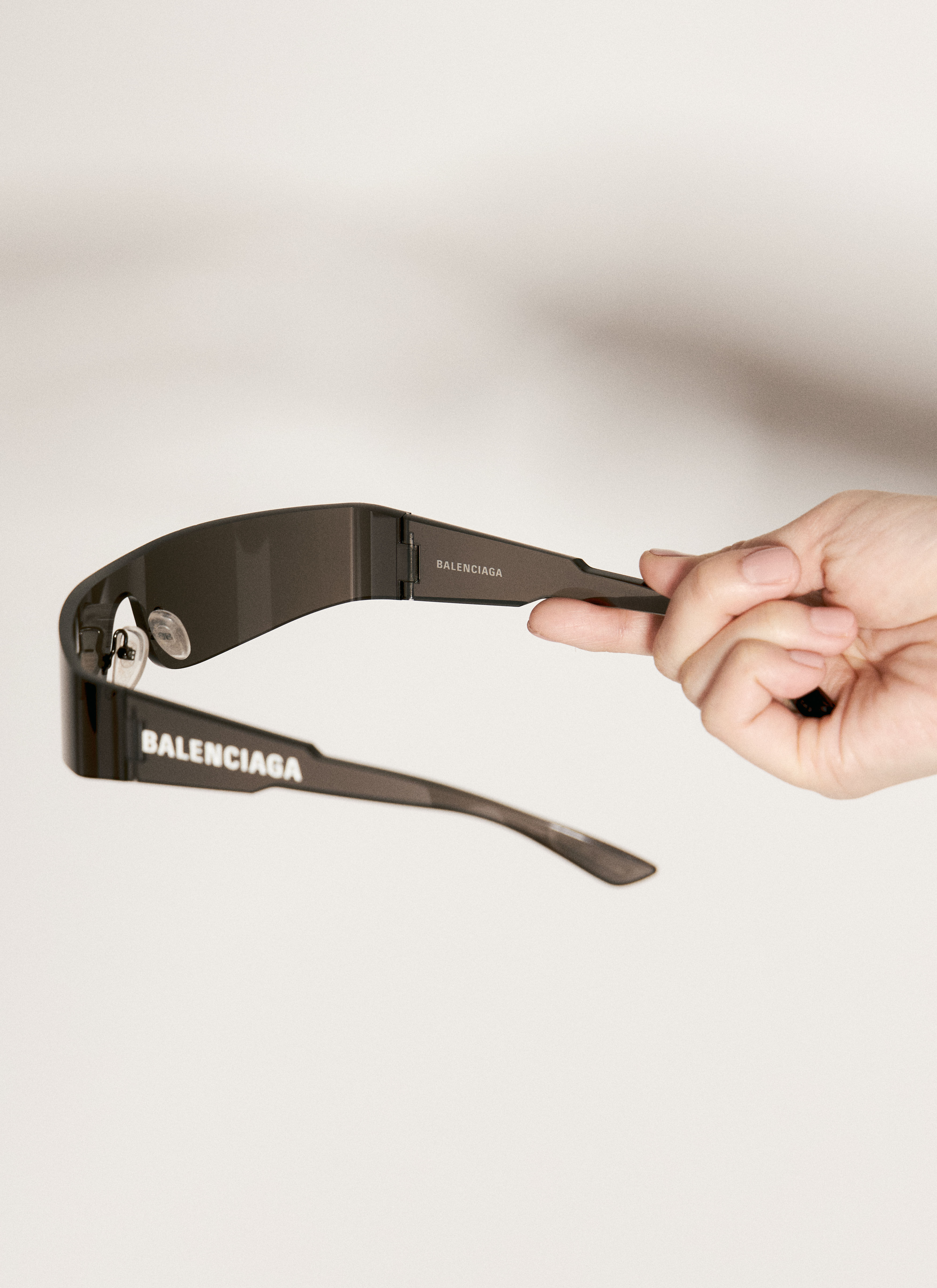Balenciaga mono shop rectangle sunglasses
