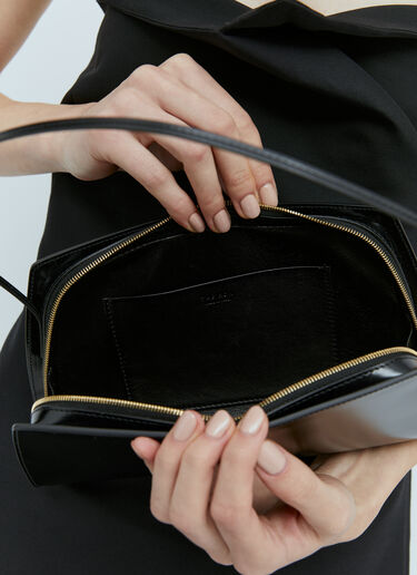 The Row Dalia Baguette Shoulder Bag Black row0253036