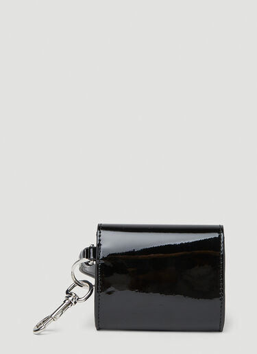 Acne Studios Face Plaque Wallet Black acn0151050
