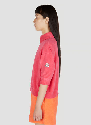 Moncler Terry Polo Sweatshirt Pink mon0252032