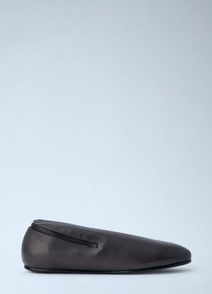 Kiko Kostadinov Petrel Shearling Lined Loafers Brown kko0265012
