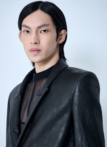 Rick Owens Concordian Single-Breasted Jacket Black ric0163022