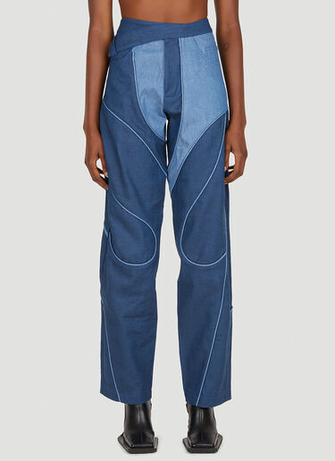 Mainline:RUS/Fr.CA/DE Multi Panel Jeans Blue mai0249001
