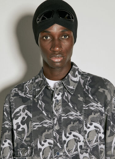 Han Kjøbenhavn Camo Printed Utility Shirt Grey han0154002