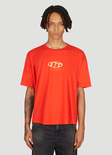 Martine Rose Pulled Neck Short Sleeve T-Shirt Black mtr0154007