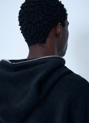 Gimp Hooded Zip-Up Sweatshirt Rick Owens Gimp Hooded Zip-Up Sweatshirt Black ric0162006