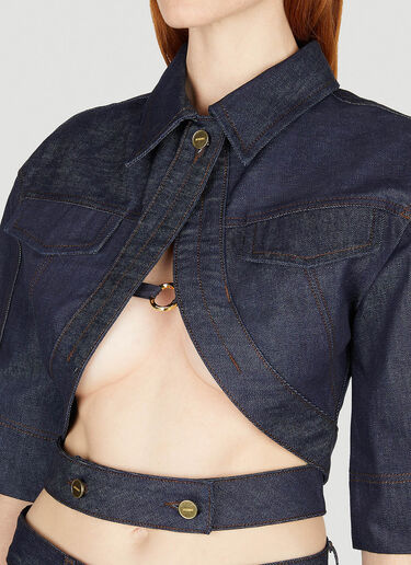 Le Haut De Nimes Yuma Top Jacquemus Le Haut De Nimes Yuma Top Blue jac0251053