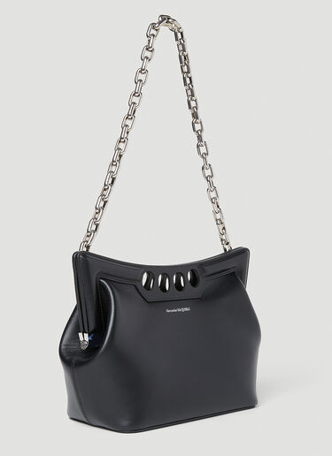 Alexander McQueen Small Peak Shoulder Bag Black amq0252001