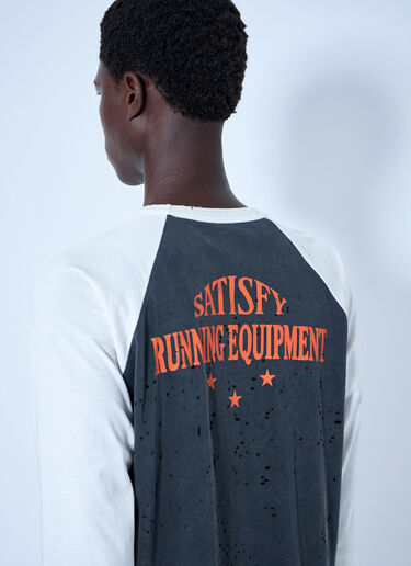 LN-CC® - Satisfy: MothTech Baseball T-Shirt - Grey Satisfy MothTech Baseball T-Shirt Grey sat0164012