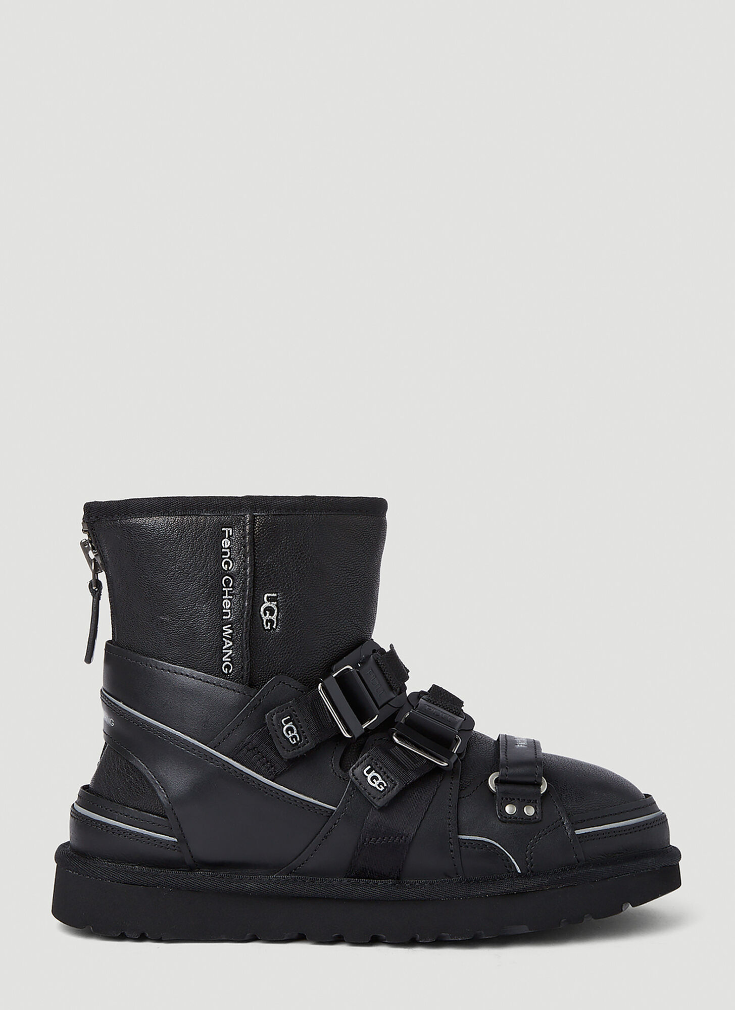 Ugg X Feng Chen Wang Modular Sandal Boots In Black