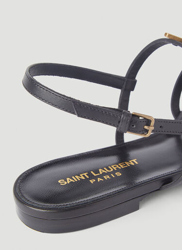 Saint Laurent Cassandra Sandals Black sla0243130