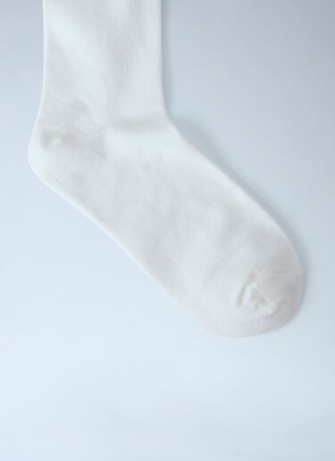 LN-CC® - Vans x METAGIRL: Ruffle Knee High Socks - White Vans x METAGIRL Ruffle Knee High Socks White vmt0265002