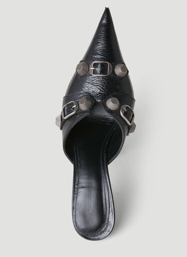 Balenciaga Cagole 中跟穆勒鞋 黑色 bal0251056