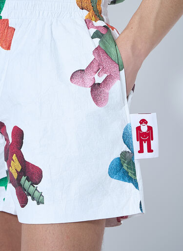 Walter Van Beirendonck Star Shorts White wlt0160003