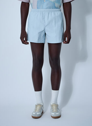 Our Legacy Drape Tech Shorts Blue our0161017