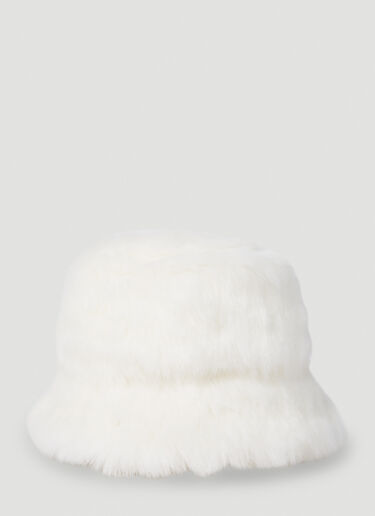 Comme des Garçons SHIRT Furry Bucket Hat White cdg0152011