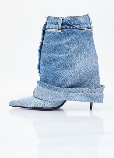 Dolce & Gabbana Denim Boots Blue dol0255025