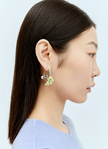 Acne Studios Flower Earrings Silver acn0256045