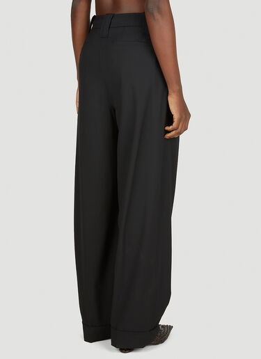 Drapey Pleat Pants GANNI Drapey Pleat Pants Black gan0252020