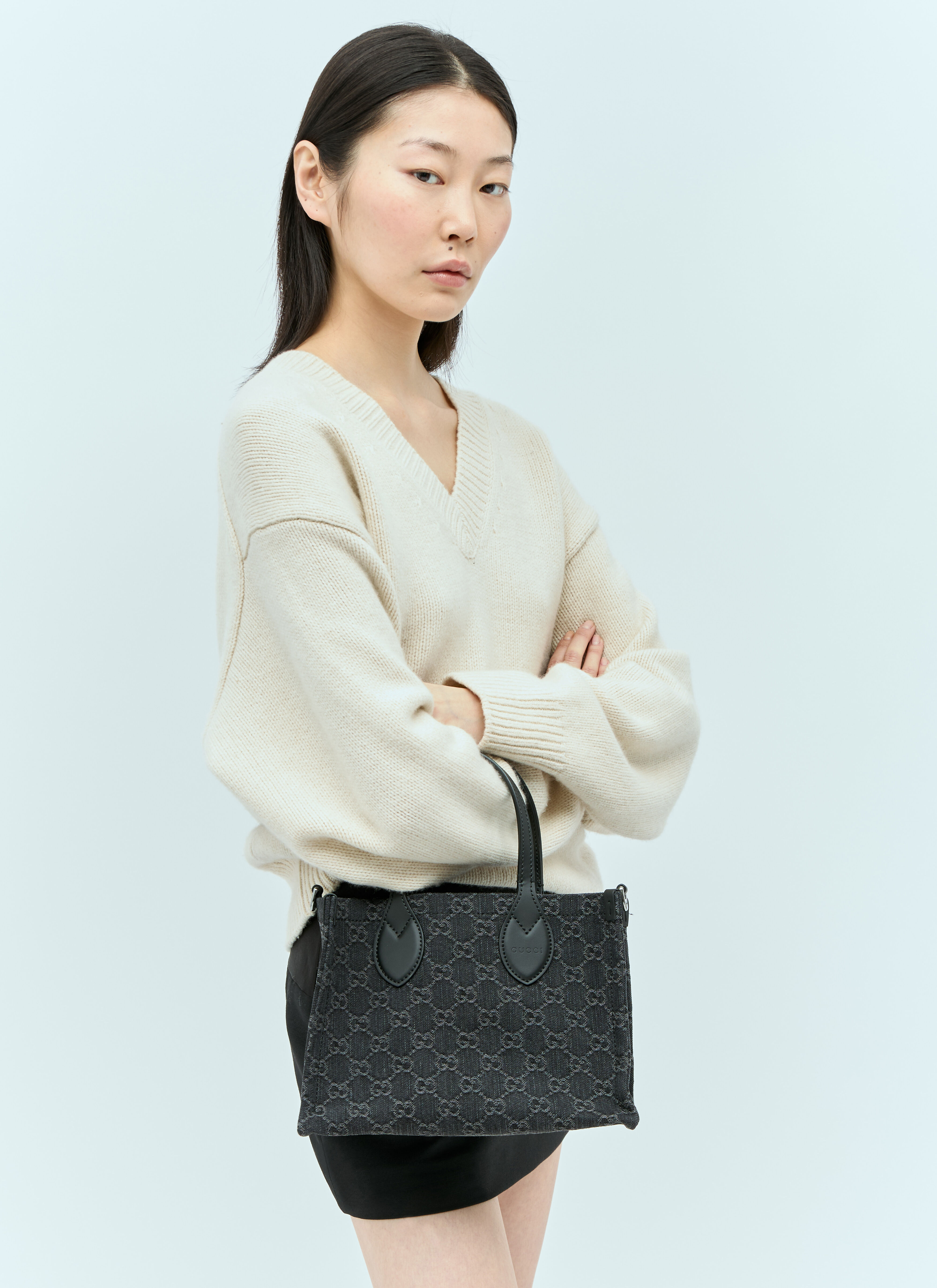 Acne Studios Ophidia GG 中号托特包 粉色 acn0255029