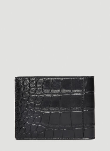 Balenciaga Plate Bi-Fold Wallet Black bal0146011