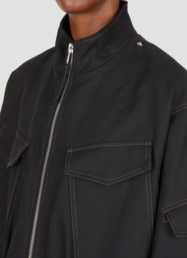 Dion Lee Utility Parka Black dle0349002