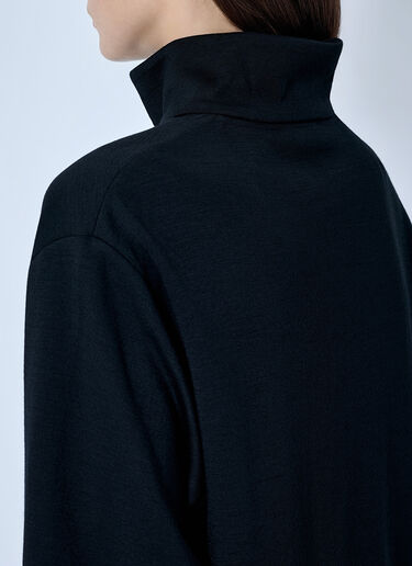 RIER Polar Jogging Virgin Wool Half-Zip Top Black rrr0265005