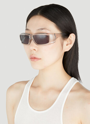 Rick Owens 사각 선글라스 블랙 ris0353001