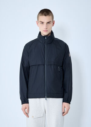 Moncler Grenoble Negara Packable Hooded Windbreaker Jacket Black mog0159001