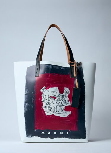 Marni Tribeca Tote Bag White mni0160008