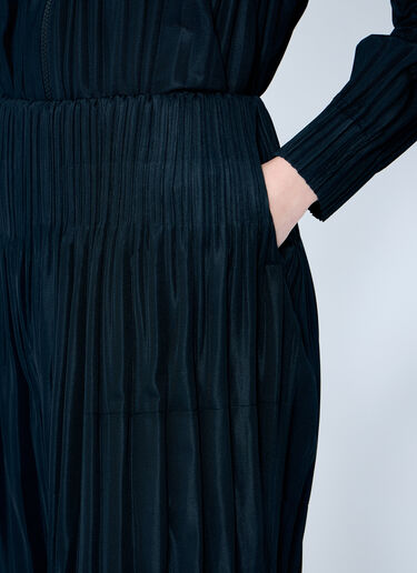 Pleats Please Issey Miyake Cropped Pleated Pants Black plp0259026