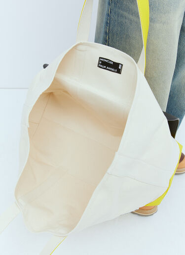Logo Patch Canvas Tote Bag Moncler x Palm Angels Logo Patch Canvas Tote Bag Yellow mpa0355009