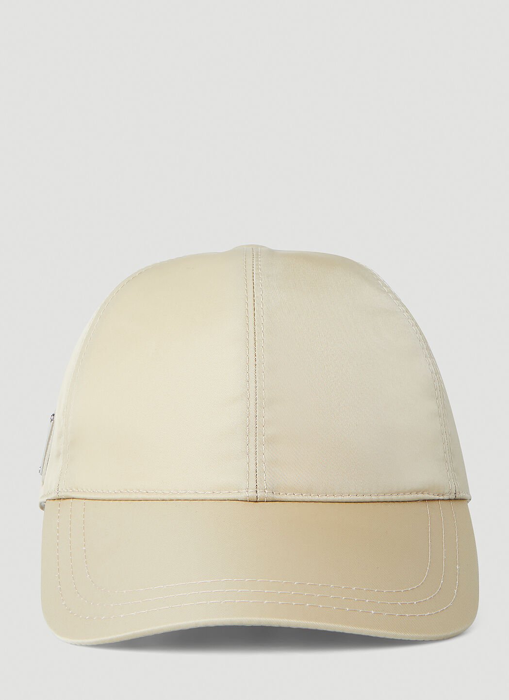 Prada logo plaque store baseball cap