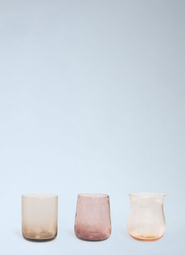 Set Of Six Assorted Tumblers Bitossi Home Set Of Six Assorted Tumblers Multicolour wps0692577