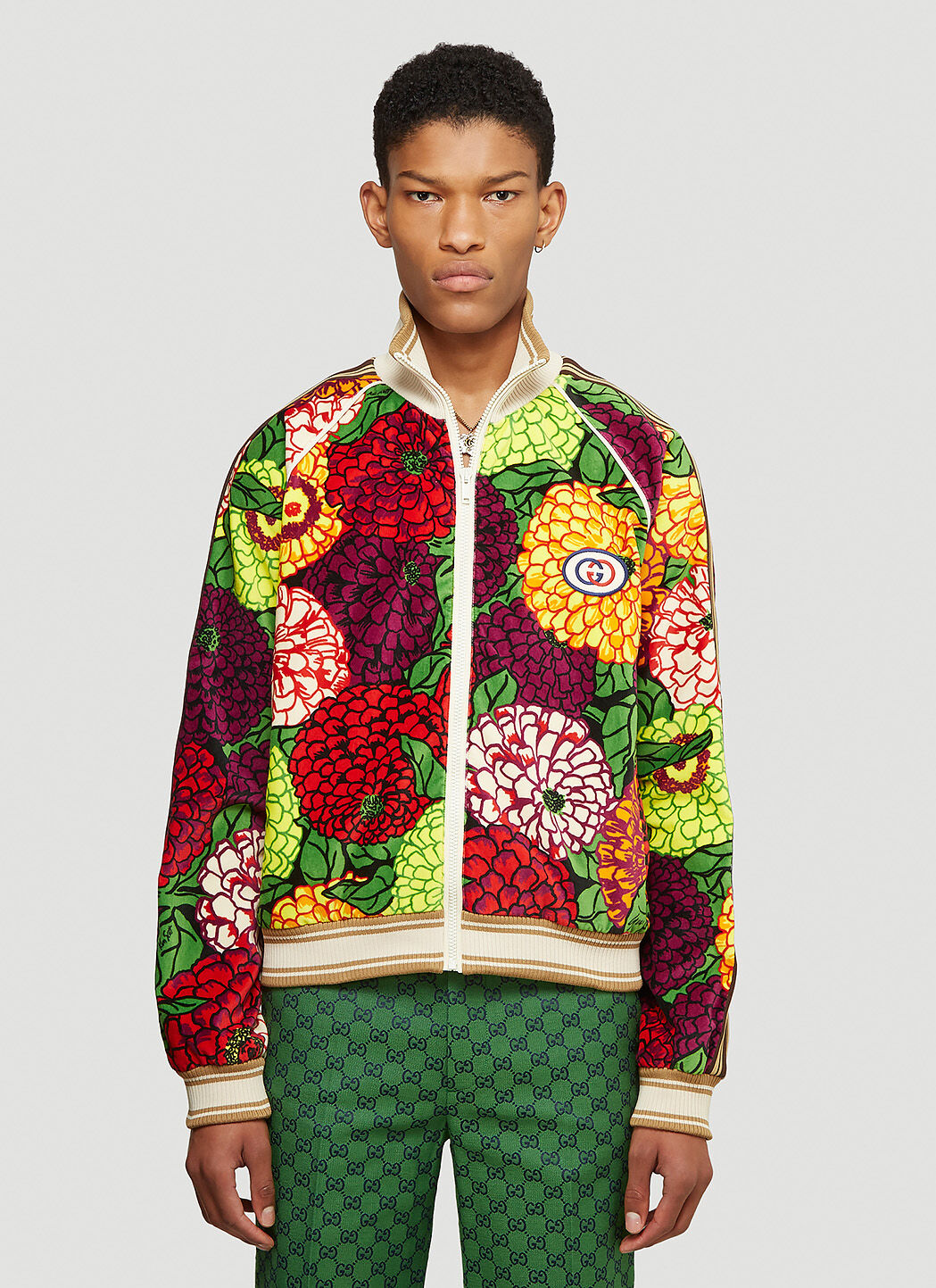 Gucci floral jacket shop mens