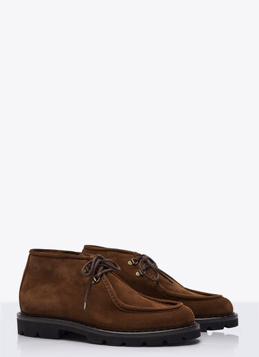 Scarosso Doriano Suede Lace-Up Shoes Brown scr0158012