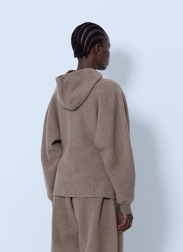 Max Mara 후드 울 혼방 스웻셔츠 베이지 max0266203