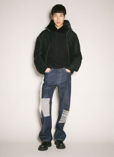 Marni Faux-Fur Hood Sweatshirt Black mni0158002