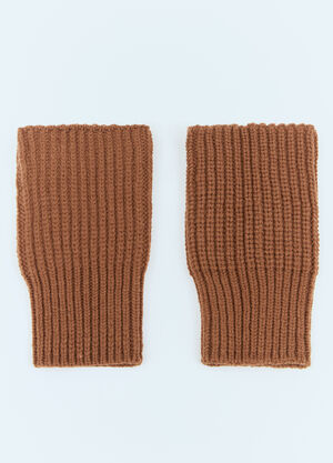 Bottega Veneta Wool Cuffs Burgundy bov0159032