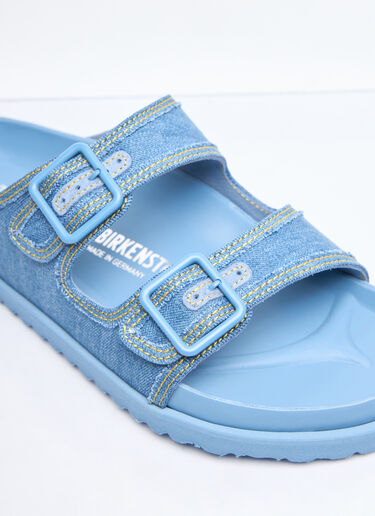 Birkenstock 1774 Arizona Stone Washed Denim Sandals Blue brs0158001