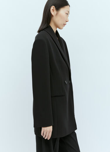 The Row Diomede Wool Blazer Black row0253018